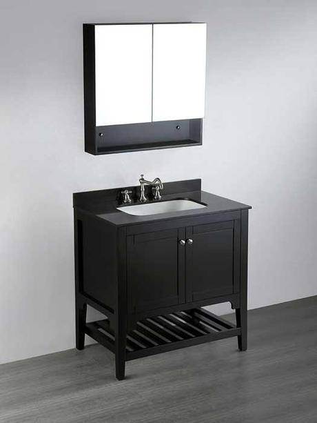 Ontario Open Shelf Bathroom Vanity