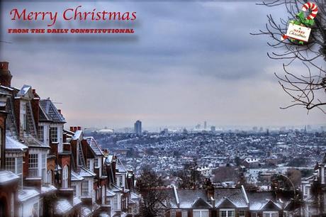 A Christmas Card From London No.15 of 24 Snowy North London