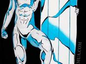 Artist Recreates Silver Surfer Comic Book Cover Using Body Paint