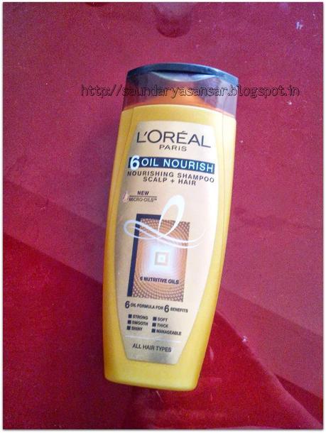 Loreal Paris 6 Oil Nourish Nourishing Shampoo Scalp + Hair....Review