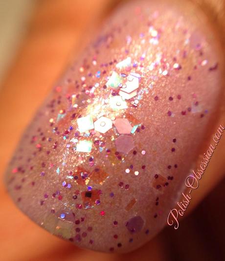 Nicole by OPI One Big Happy Fame-ily and Glitzology Pixie Dust