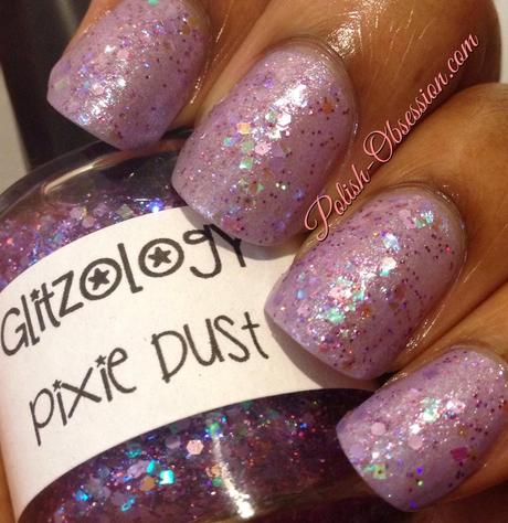 Nicole by OPI One Big Happy Fame-ily and Glitzology Pixie Dust