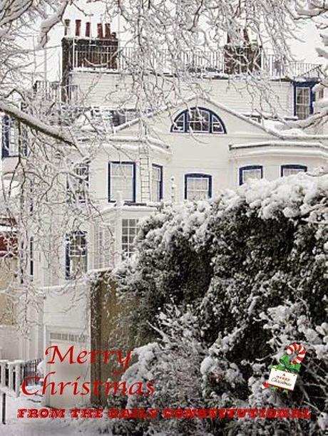A Christmas Card From London No.17 of 24 Hampstead in White