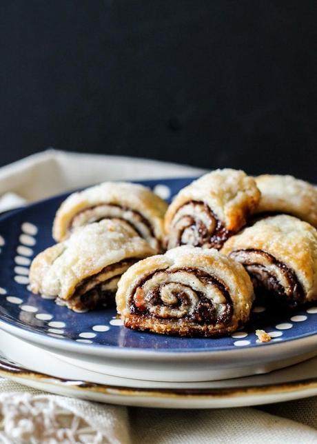 Nutella Raspberry Rugelach These flaky, melt-in-your-mouth Nutella Raspberry Rugelach are almost too easy to eat - they'll disappear before your eyes! They also keep incredibly well in the freezer.