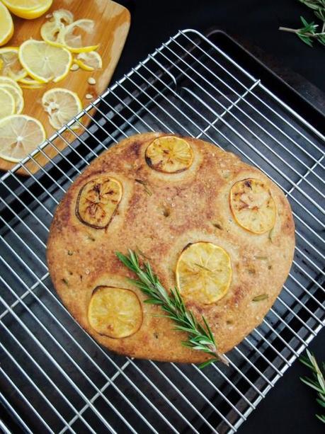 Rosemary and Meyer Lemon Focaccia from Yup, It’s Vegan 