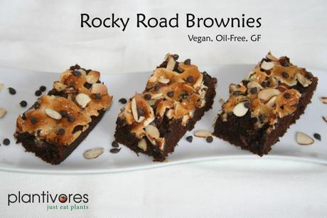 Rocky Road Brownies from Plantivores