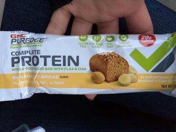 gnc puredge protein bar