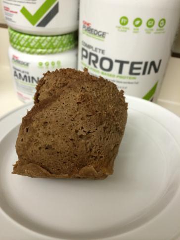 chocolate covered banana microwave muffin gnc puredge