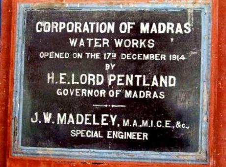 Kilpauk water house and centenary of  J.W. Madeley's work !!