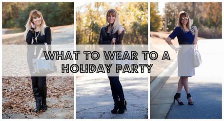 What to wear to a holiday party.