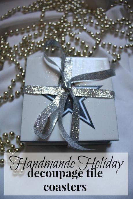 Handmade Holiday: Decoupage Tile Coasters