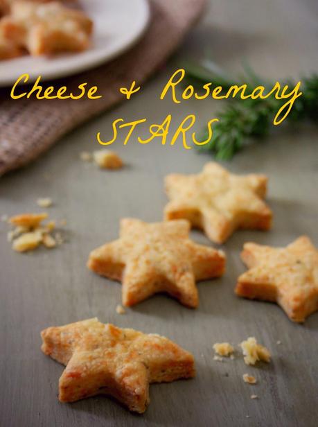 Cheese & Rosemary Stars