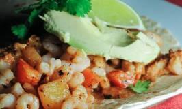 Quick and Easy Seafood Burritos with Cod and Shrimp