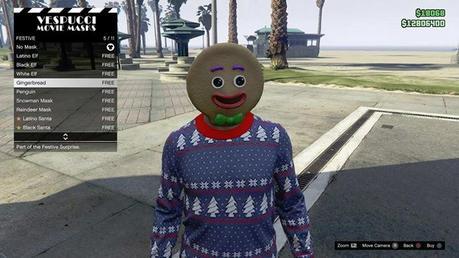 GTA 5 Christmas update includes a Santa outfit & gingerbread man