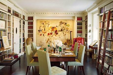 Super dreamy, never-want-to-leave home libraries.