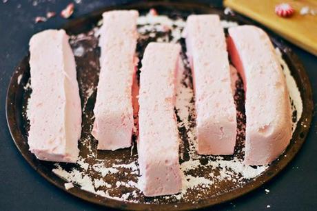 Peppermint Marshmallows With Nutella Hot Chocolate