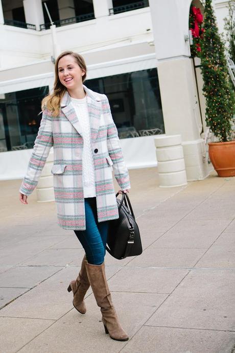PLAID COAT