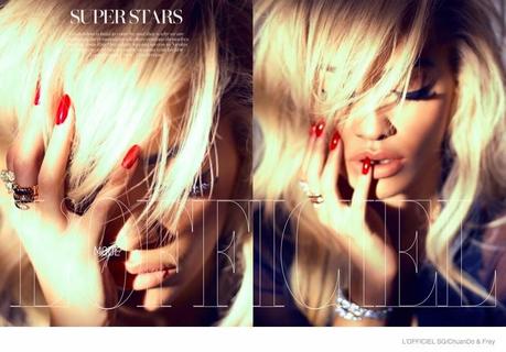 RITA ORA FOR L'OFFICIEL SINGAPORE 2014-2015
