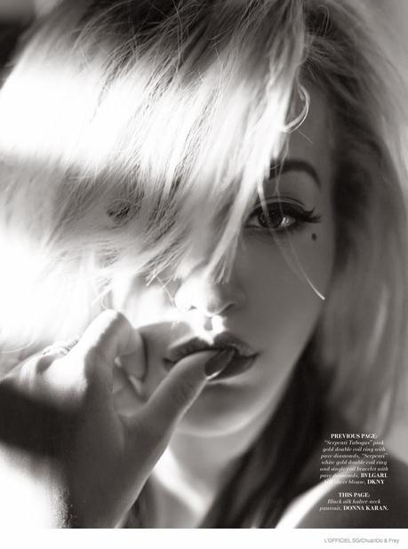 RITA ORA FOR L'OFFICIEL SINGAPORE 2014-2015