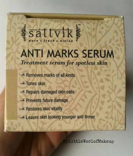 Sattvik Anti Marks Serum for Spotless Skin Review
