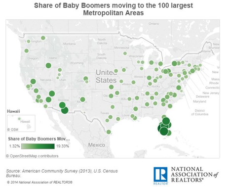 NAR-baby boomer map