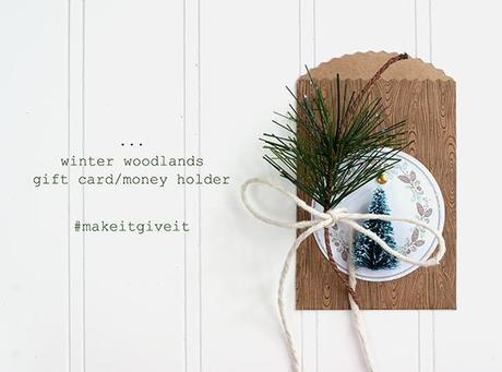 Entertaining this season? Easy place holders and gift card holders... #MakeItGiveIt
