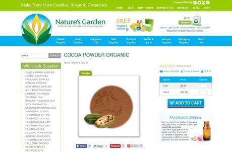 cocoa powder page