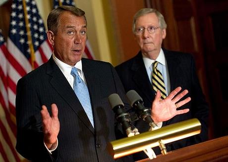 John Boehner and Mitch McConnell.