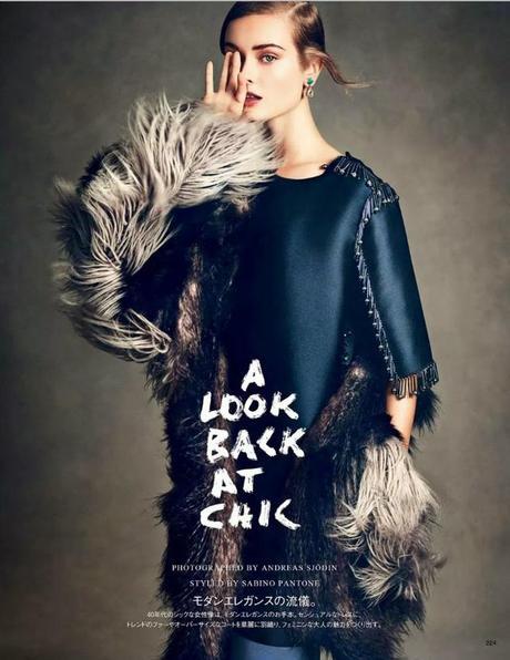 Editorial: “A Look Back At Chic” Vogue Japan January 2015