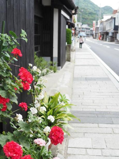 P6070061 トンバイ壁のある裏通り，有田　/　Tonbai walls everywhere in Arita