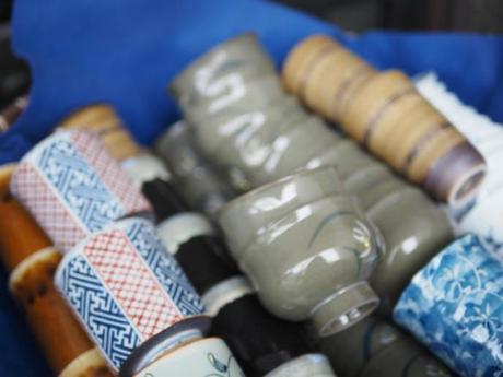 P6070039 トンバイ壁のある裏通り，有田　/　Tonbai walls everywhere in Arita