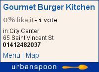 Food Review: Gourmet Burger Kitchen, 65 St Vincent Street, Glasgow, G2 5TF