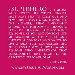 The Superhero Inside us