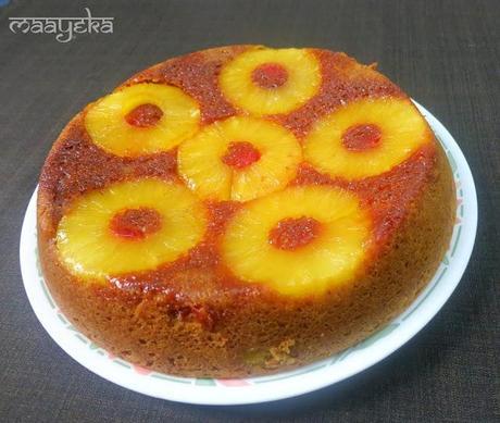 eggless pineapple cake