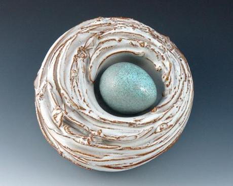 white-bird-nest-sculpture