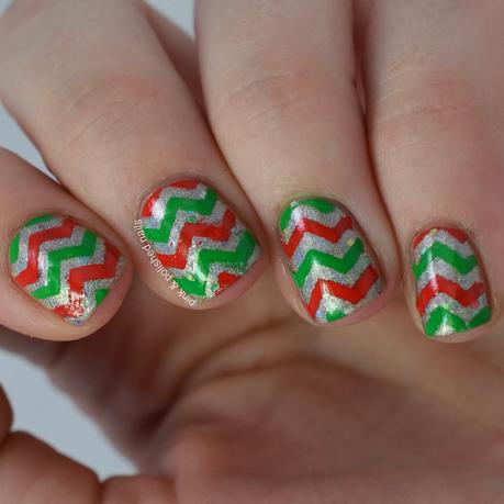 Frosty Christmas Chevron