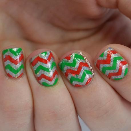 Frosty Christmas Chevron