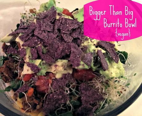 Bigger Than Big Burrito Bowl via Fitful Focus #recipe #healthy #burrito #salad