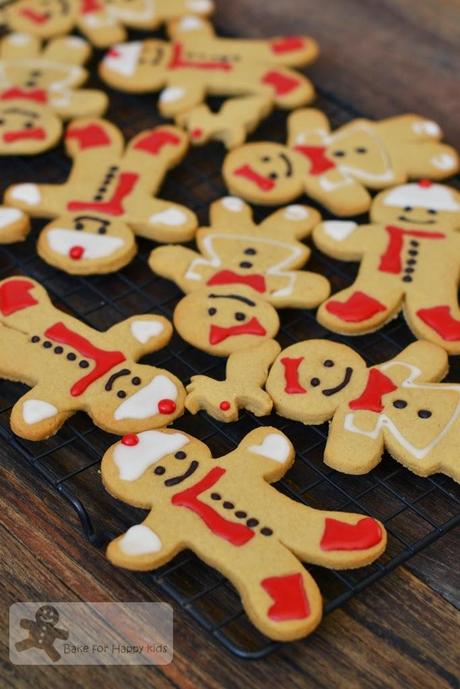 Santa Mustache and Beard Cookies and his Gingerbread Boys and Girls