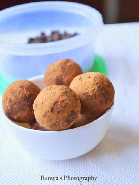 chocolate truffles - walnut chocolate truffles