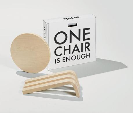 The iconic Stool 60 by Artek. 