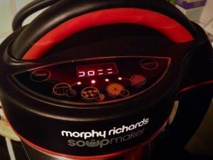 Morphy Richards soup maker spicy parsnip soup review recipe
