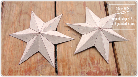 3D Glitter Stars