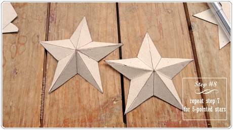 3D Glitter Stars