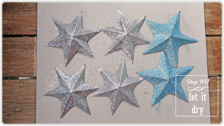 3D Glitter Stars