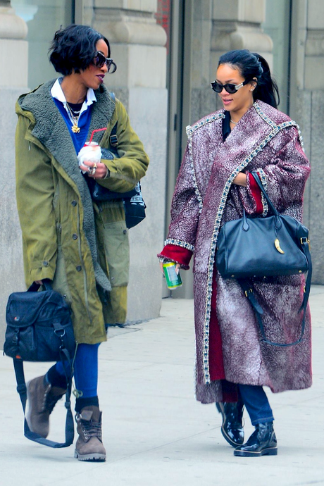 RIHANNA SPOTTED OUT AND ABOUT IN NEW YORK CITY