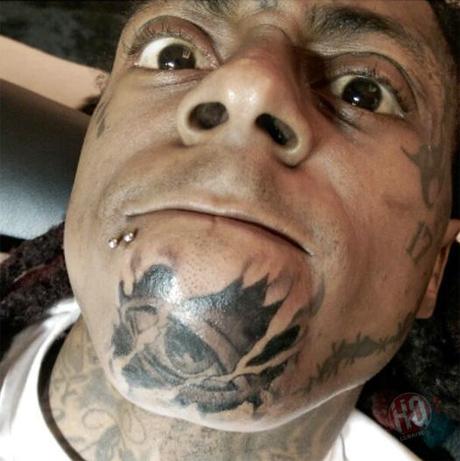 Lil Wayne Gets New Eye Tattoo