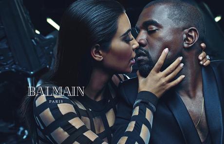 Kim Kardashian West & Kanye West Announced As Balmains New Face
