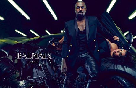 Kim Kardashian West & Kanye West Announced As Balmains New Face