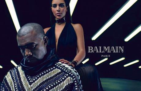 Kim Kardashian West & Kanye West Announced As Balmains New Face